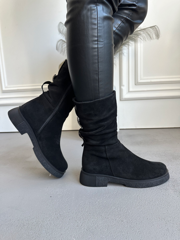 Жіночі чоботи з натурального замша, &laquo;593&raquo;, 36 &laquo;593&raquo; фото